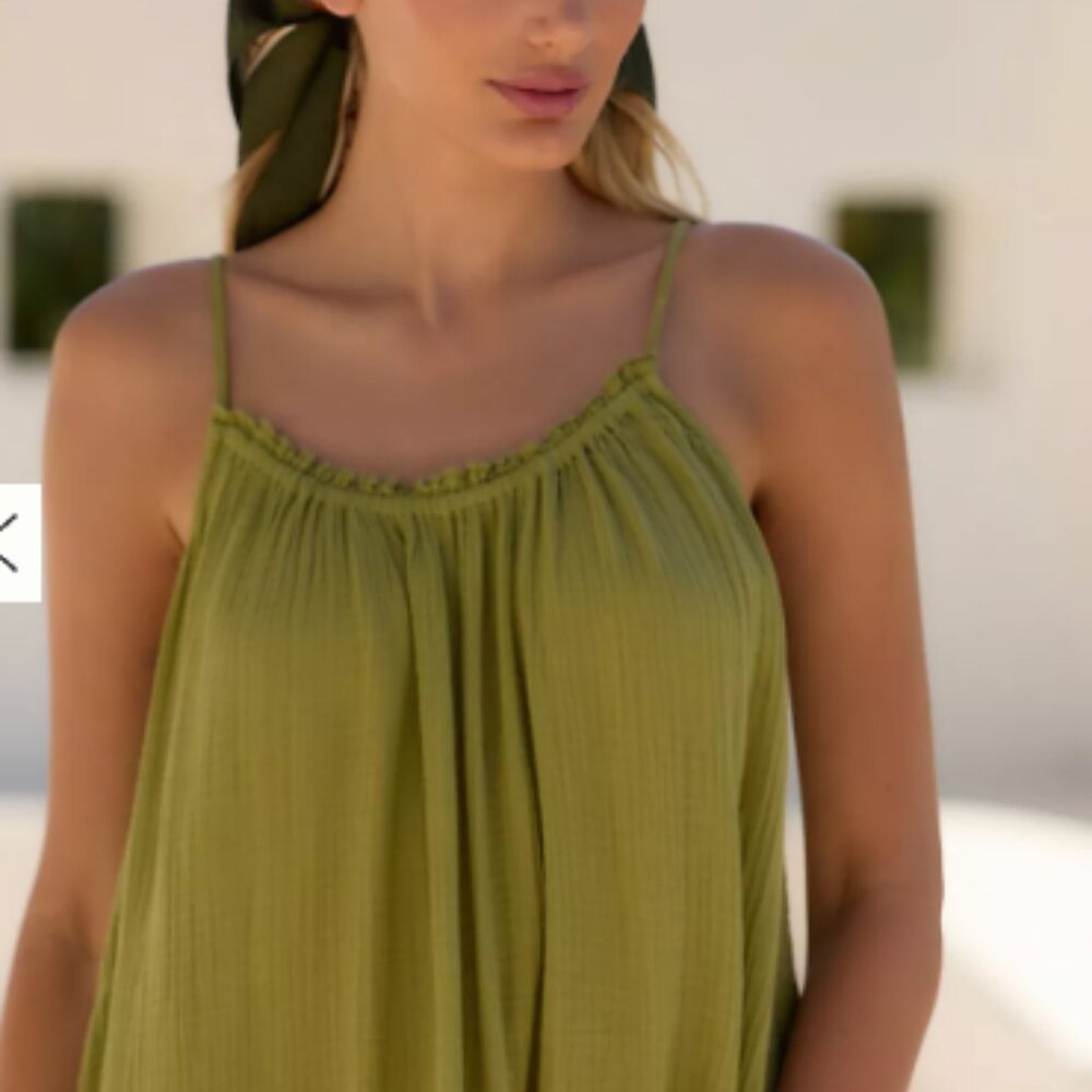 By Anthropologie Malika Gauze Dress XL NWT - Picture 2 of 4